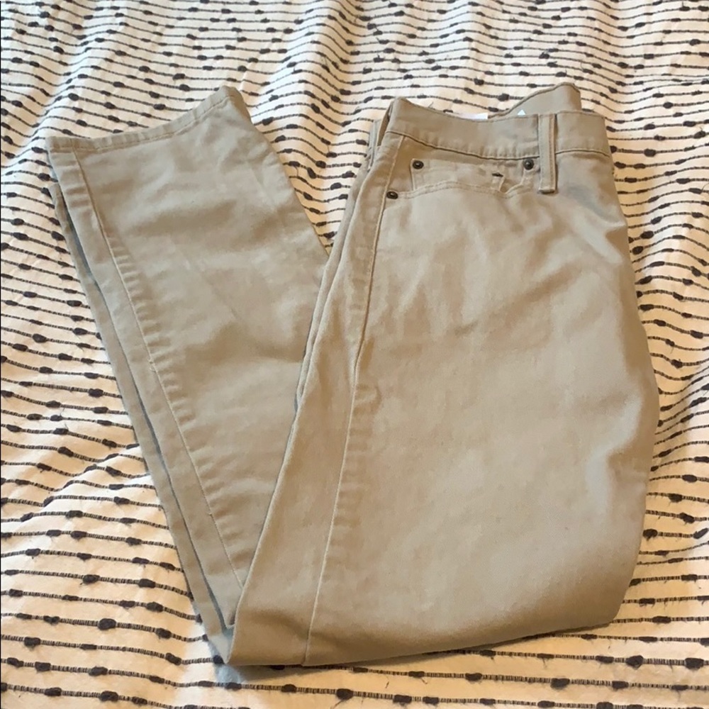 Levis 513 Khaki pants